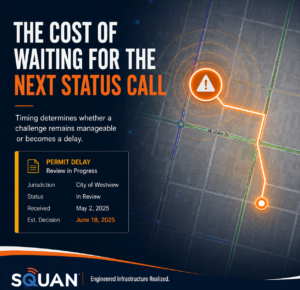 The Cost of Waiting for the Next Status Call